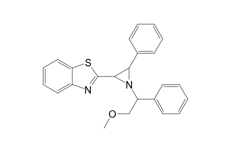 2-[1-(2-Methoxy-1-phenylethyl)-3-phenylaziridin-2-yl]benzothiazole