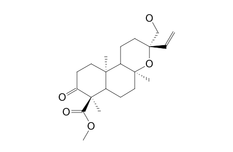 METHYL-(13S)-ENT-16-HYDROXY-3-OXO-8-ALPHA,13-EPOXY-LABD-14-EN-18-OATE