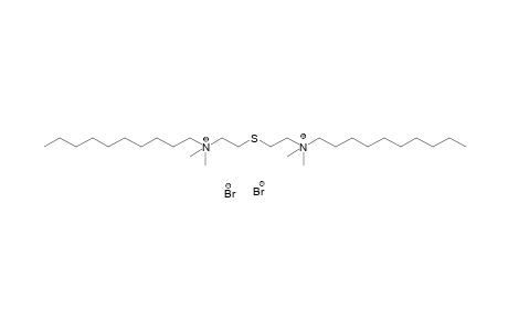 (thiodiethylene)bis[decyldimethylammonium]dibromide