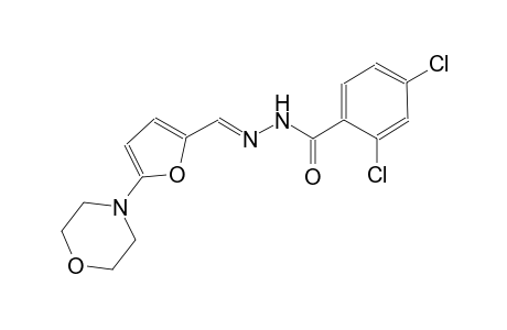 2,4-bis(chloranyl)-N-[(E)-(5-morpholin-4-ylfuran-2-yl)methylideneamino]benzamide