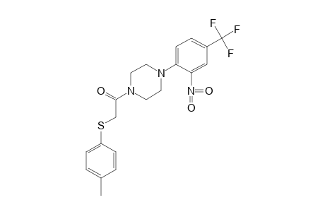 1-(2-NITRO-alpha,alpha,alpha-TRIFLUORO-p-TOLYL)-4-[(p-TOLYLTHIO)ACETYL]PIPERAZINE