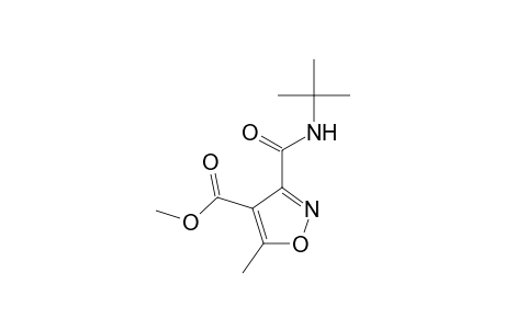 4-Isoxazolecarboxylic acid, 3-[[(1,1-dimethylethyl)amino]carbonyl]-5-me