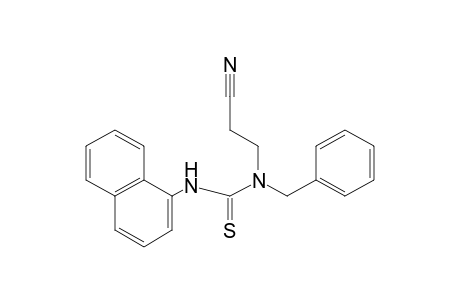 1-benzyl-1-(2-cyanoethyl)-3-(1-naphthyl)-2-thiourea