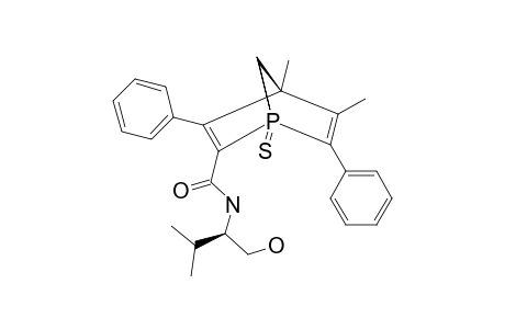 3,6-DIPHENYL-4,5-DIMETHYL-2-[1-(1-HYDROXYMETHYL-2-METHYLPROPYL)-AMINO]-CARBONYL-1-PHOSPHA-2,5-NORBORNADIENE-SULFIDE