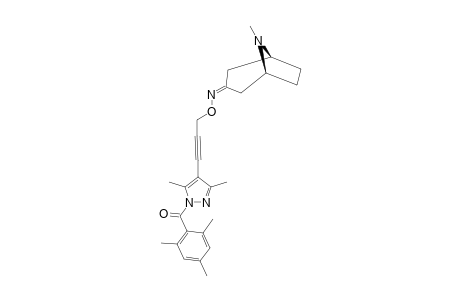 3-TROPINONE-O-[3-[1-(2,4,6-TRIMETHYLBENZOYL)-3,5-DIMETHYL-1H-PYRAZOL-4-YL]-2-PROPYN-1-YL]-OXIME