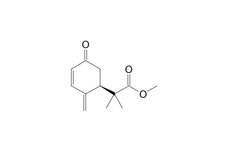 2-Methyl-2-((R)-2-methylene-5-oxo-cyclohex-3-enyl)-propionic acid methyl ester