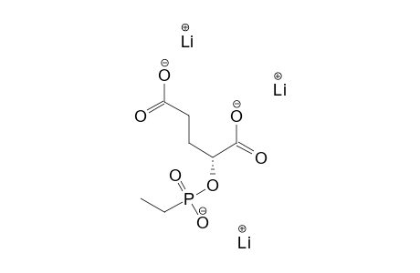 2-[HYDROXY-(ETHYL)-PHOSPHINOYLOXY]-PENTANEDIOIC-ACID-TRILITHIUM-SALT