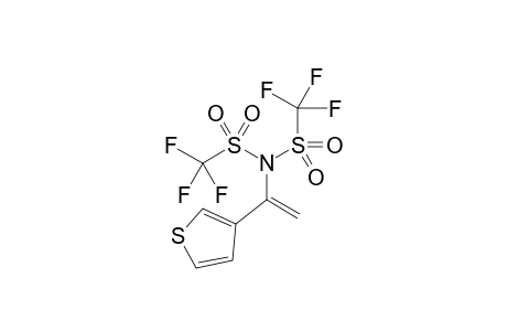 1,1,1-Trifluoro-N-(1-(thiophen-3-yl)vinyl)-N-((trifluoromethyl)sulfonyl)methanesulfonamide