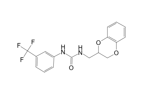 N-(2,3-dihydro-1,4-benzodioxin-2-ylmethyl)-N'-[3-(trifluoromethyl)phenyl]urea