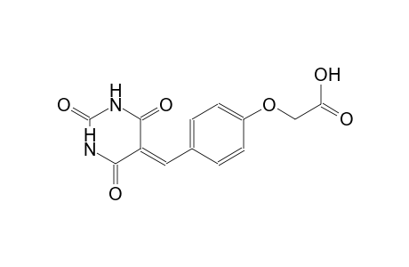 {4-[(2,4,6-trioxotetrahydro-5(2H)-pyrimidinylidene)methyl]phenoxy}acetic acid