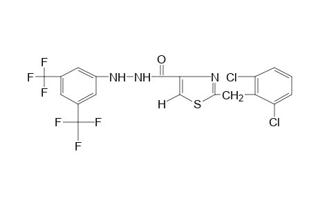 2-(2,6-DICHLOROBENZYL)-4-THIAZOLECARBOXYLIC ACID, 2-(alpha,alpha,alpha,alpha',alpha',alpha'-HEXAFLUORO-3,5-XYLYL)HYDRAZIDE