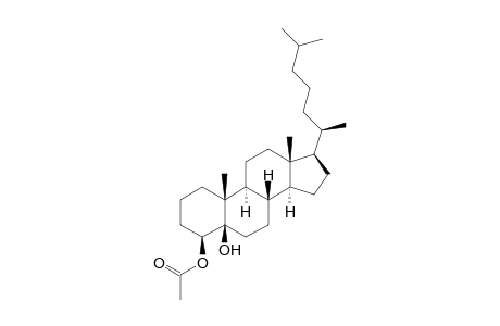 5.beta.-Cholestane-4.beta.,5-diol, 4-acetate