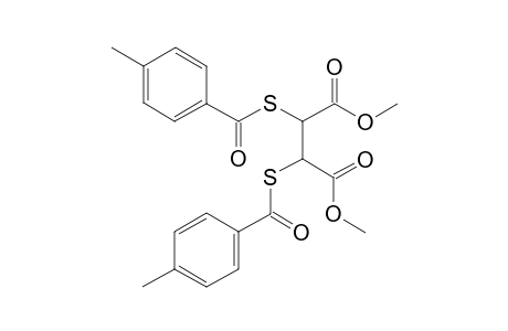 Dimethyl 2,3-bis(4-methylbenzoylthio)succinate