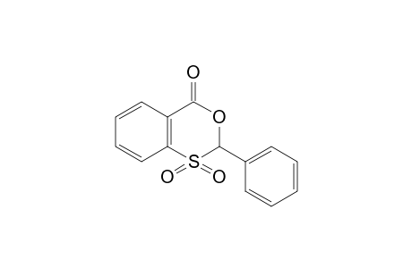 2-phenyl-3,1-benzoxathian-4-one, 1,1-dioxide