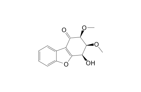 RIBISIN_B;(2-S,3-S,4-R)-2,3-DIMETHOXY-4-HYDROXY-3,4-DIHYDRO-1-(2-H)-DIBENZOFURANONE