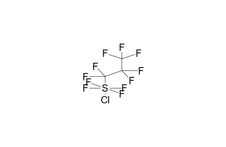 TRANS-CHLORO(HEPTAFLUOROPROPYL)SULPHUR TETRAFLUORIDE