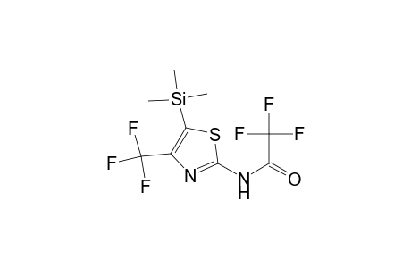 2,2,2-trifluoro-N-[4-(trifluoromethyl)-5-trimethylsilyl-thiazol-2-yl]acetamide