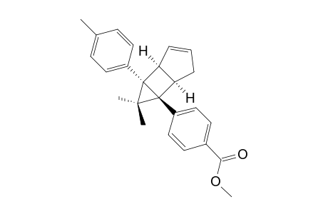 3,3-DIMETHYL-2-(4'-CARBOMETHOXYPHENYL)-4-(4''-METHYLPHENYL)-ENDO-TRICYCLO-[3.3.0.0(2,4)]-OCT-6-ENE