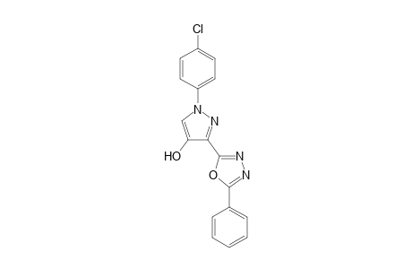 5-(1-(4-Chlorophenyl)-4-hydroxy-1H-pyrazol-3-yl)-2-phenyl-1,3,4-oxadiazole