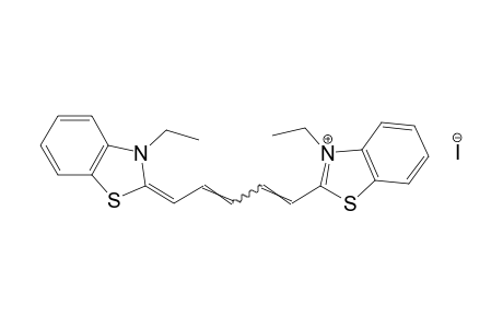 3-ethyl-2-[5-(3-ethyl-2-benzothiazolinylidene)-1,3-pentadienyl]benzothiazolium iodide