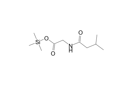 Glycine, N-(3-methyl-1-oxobutyl)-, trimethylsilyl ester