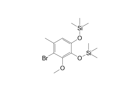 1,2-bis(Trimethylsilyloxy)-4-bromo-3-methoxy-5-methylbenzene