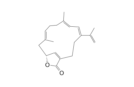 (+)-(10-R*)-CEMBRA-1-E,3-E,7-E,11-Z,16-PENTAEN-20,10-OLIDE