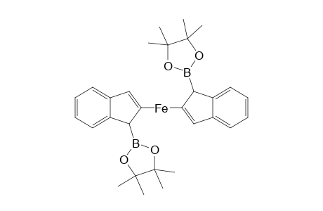 bis[1-(4,4,5,5-tetramethyl-1,3,2-dioxaborolanyl)-indenyl]iron