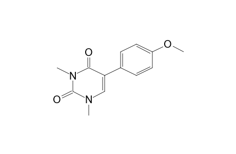 5-(4-METHOXYPHENYL)-1,3-DIMETHYL-PYRIMIDINE-2,4(1H,3H)-DIONE