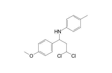 N-(3,3-dichloro-1-(4-methoxyphenyl)propyl)-4-methylaniline