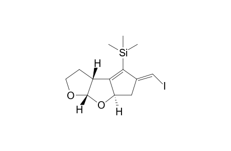 (3aR,6aR,7aS)-5-(E)-Iodomethylene-4-(trimethylsilyl)-3,3a,5,6,6a,7a-hexahydro-2H,-1,7-dioxacyclopenta[a]pentalene