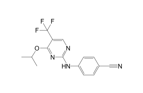 2-(4-Cyanophenylamino)-4-iso-propoxy-5-(trifluoromethyl)pyrimidine