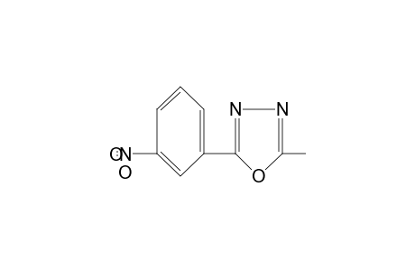 2-methyl-5-(m-nitrophenyl)-1,3,4-oxadiazole