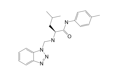 (2S)-2-[(1H-1,2,3-BENZOTRIAZOL-1-YLMETHYL)-AMINO]-4-METHYL-N-(4-METHYLPHENYL)-PENTANAMIDE