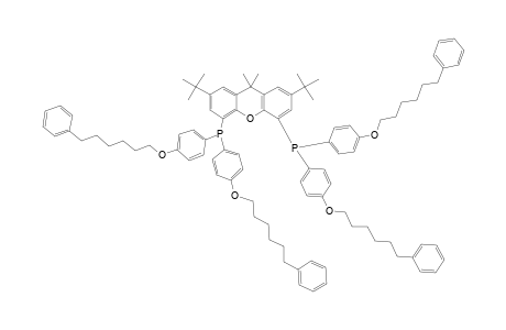 2,7-DI-TERT.-BUTYL-4,5-BIS-[DI-[PARA-(6-PHENYLHEXYL)-PHENOXY]-PHOSPHINO]-9,9-DIMETHYLXANTHENE