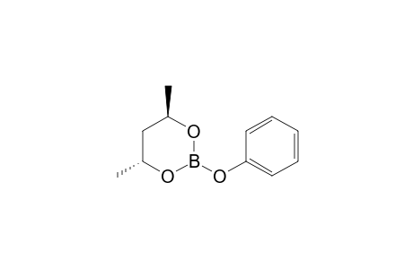 1,3,2-Dioxaborinane, 4,6-dimethyl-2-phenoxy-, trans-(.+-.)-