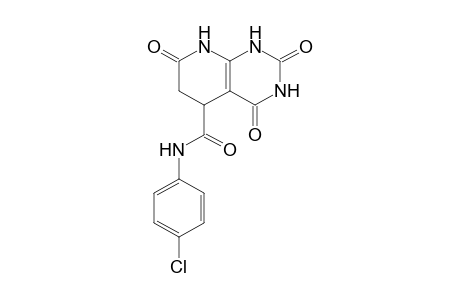 N-(4-Chlorophenyl)-2,4,7-trioxo-1,2,3,4,5,6,7,8-octahydropyrido[2,3-d]pyrimidine-5-carboxamide