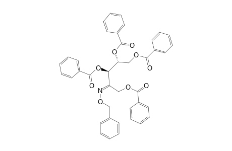 D-threo-2-Pentulose, O-(phenylmethyl)oxime, 1,3,4,5-tetrabenzoate