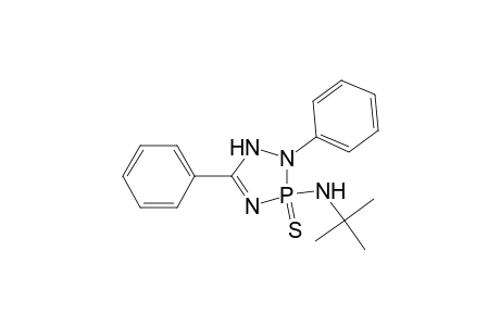 3H-1,2,4,3-Triazaphosphol-3-amine, N-(1,1-dimethylethyl)-1,2-dihydro-2,5-diphenyl-, 3-sulfide