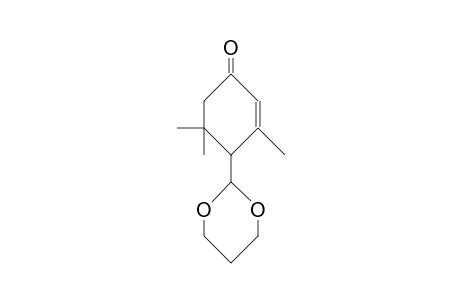 3,5,5-Trimethyl-4-(1,3-dioxanyl-2)-2-cyclohexen-1-one