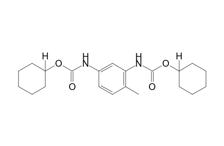 (4-methyl-m-phenylene)dicarbamic acid, dicyclohexyl ester