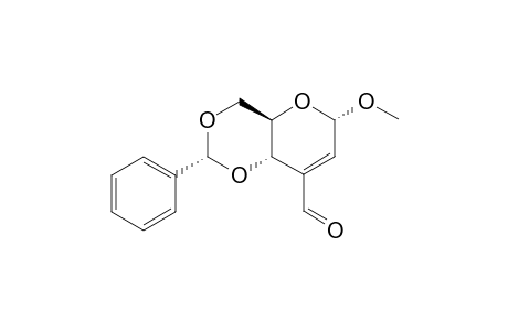 METHYL-4,6-O-BENZYLIDENE-2,3-DIDEOXY-3C-FORMYL-ALPHA-D-ERYTHRO-HEX-2-ENOPYRANOSIDE