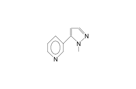 1-METHYL-5-(3-PYRIDYL)PYRAZOLE