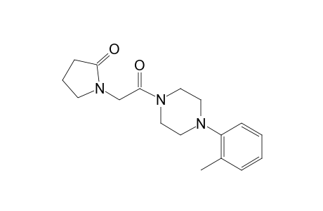 3-{4'-[(2"-Oxo-1"-pyrrolidinyl)acetyl]-1'-piperazinyl}-2-methylbenzene