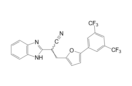 alpha-[5-(alpha,alpha,alpha,alpha',alpha',alpha'-HEXAFLUORO-3,5-XYLYL)FURFURYLIDENE]-2-BENZIMIDAZOLEACETONITRILE