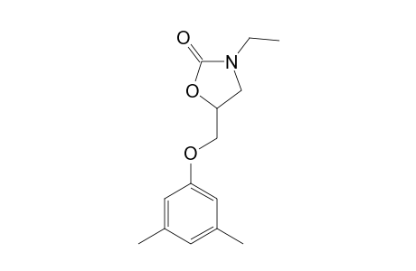 3-ethyl-5-(3,5-xylyloxymethyl)-2-oxazolidinone