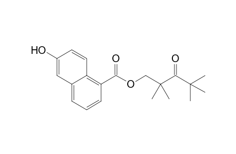 2,2,4,4-Tetramethyl-3-oxopentyl 7-hydroxynaphthalen-4-carboxylate