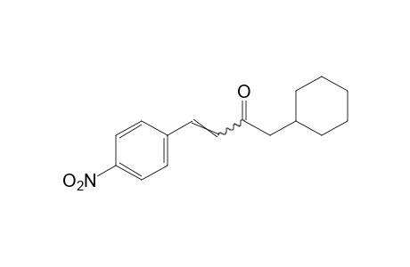 3-BUTEN-2-ONE, 1-CYCLOHEXYL-4- /P-NITROPHENYL/-,