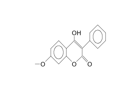 3-PHENYL-4-HYDROXY-7-METHOXYCOUMARIN