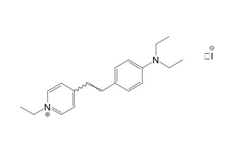 4-[p-(diethylamino)styryl]-1-ethylpyridinium iodide